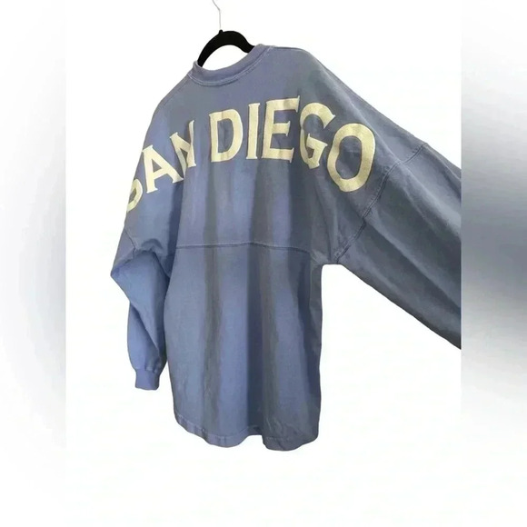 SAN DIEGO Spirit Jersey Long sleeved oversized Shirt XS - Picture 3 of 8